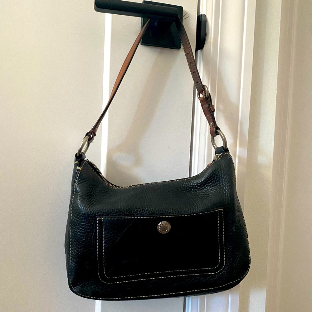 Coach purse - black and brown